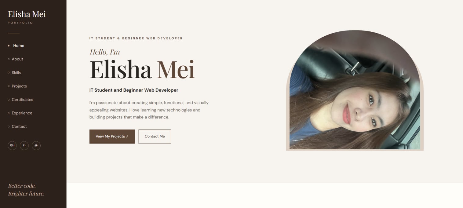 Personal portfolio project